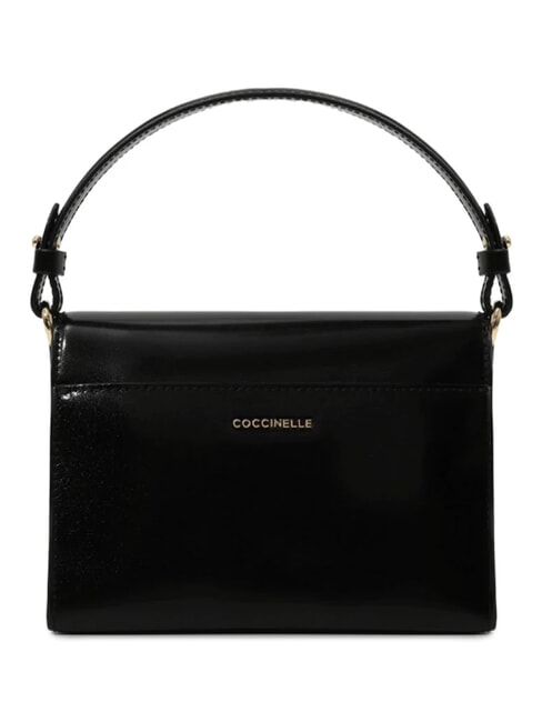 CAMPIONARIO - BINXIE SHINY CALF Mini handbag with shoulder strap Black - Women&rsquo;s Bags