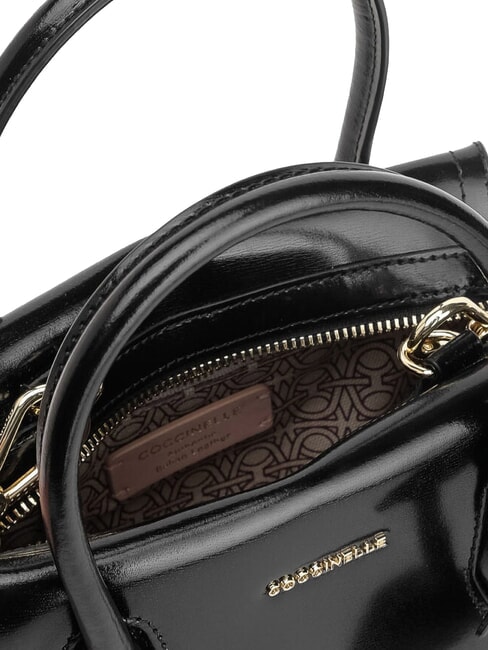 CAMPIONARIO - LORD SHINY CALF Handbag, with shoulder strap Black - Women&rsquo;s Bags