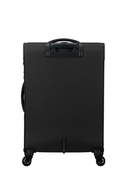 AIR WAVE Medium Trolley, Expandable BLACK / RED - Semi-rigid Trolley Cases