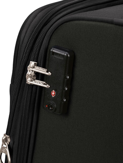 AIR WAVE Medium Trolley, Expandable BLACK / RED - Semi-rigid Trolley Cases