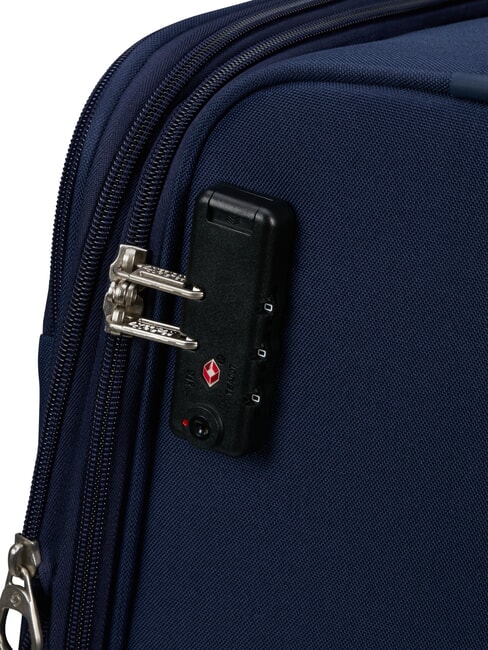 AIR WAVE Cabin + Medium + Large Trolley Set  navy/orange - Trolley Set