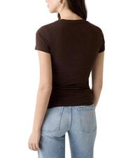 GUESS ZEBRA TRIANGLE Short-sleeved T-shirt regal brown - T-shirt - 3
