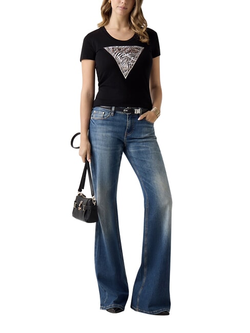 ZEBRA TRIANGLE Short-sleeved T-shirt jetbla - T-shirt