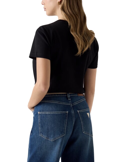 STUDS SCRIPT Short-sleeved T-shirt jetbla - T-shirt