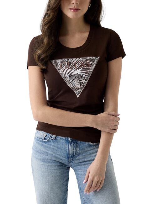 ZEBRA TRIANGLE Short-sleeved T-shirt regal brown - T-shirt