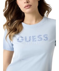 GUESS STUDS SCRIPT Short-sleeved T-shirt aerial blue - T-shirt - 5