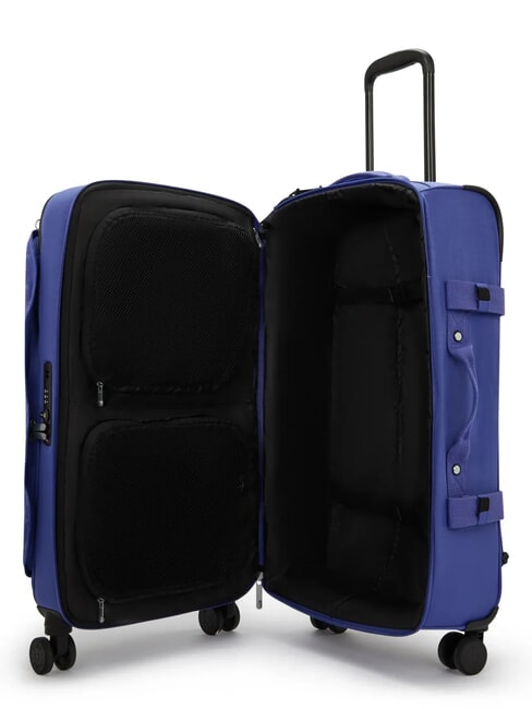 SPONTANEOUS Medium size trolley ocean blue - Semi-rigid Trolley Cases