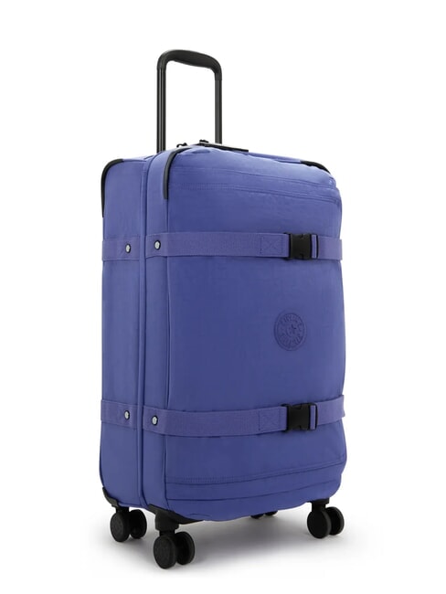 SPONTANEOUS Medium size trolley ocean blue - Semi-rigid Trolley Cases