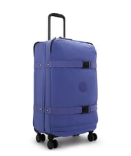 KIPLING SPONTANEOUS Medium size trolley ocean blue - Semi-rigid Trolley Cases - 3