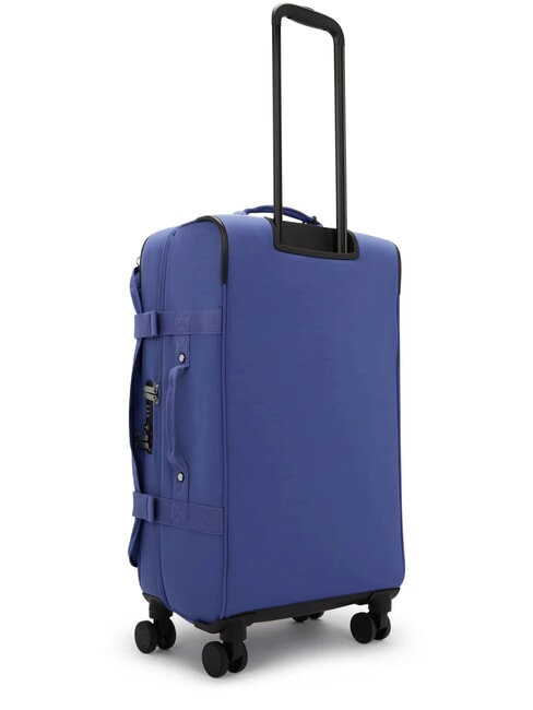 SPONTANEOUS Medium size trolley ocean blue - Semi-rigid Trolley Cases