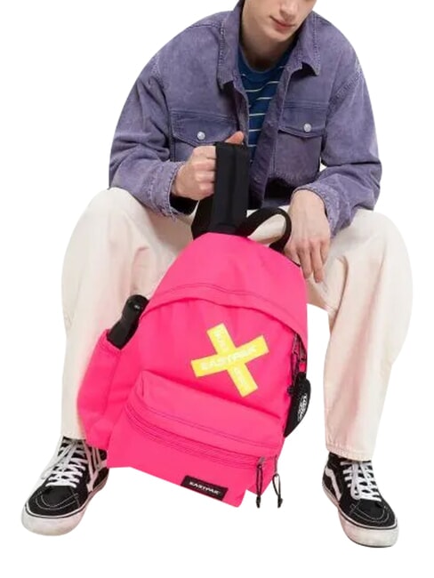 PADDED ZIPPL'R + Backpack bold silkscreen pink - Backpacks & School and Leisure