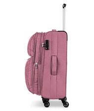 R RONCATO ECO-MOOD Medium size expandable trolley flamingo - Semi-rigid Trolley Cases - 4