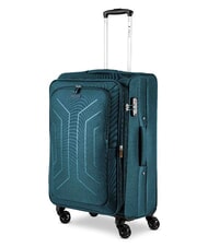 R RONCATO HEXA SOFT Medium Trolley, Expandable green - Semi-rigid Trolley Cases - 3