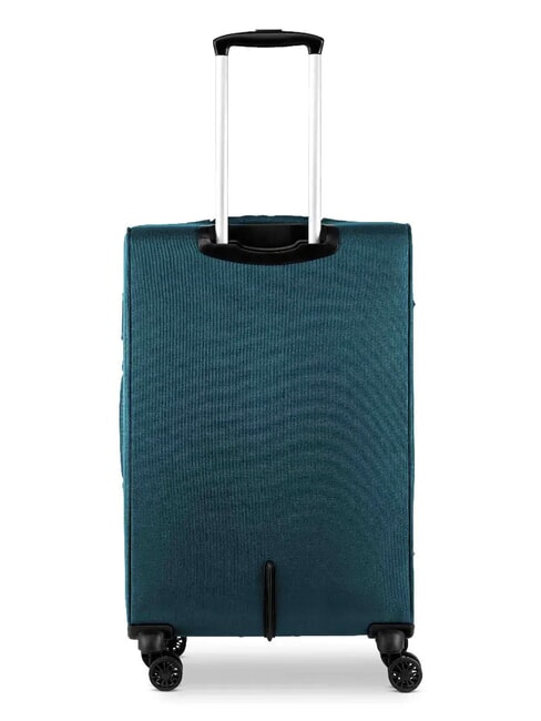 HEXA SOFT Medium Trolley, Expandable green - Semi-rigid Trolley Cases