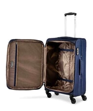 R RONCATO HEXA SOFT Medium Trolley, Expandable blu navy - Semi-rigid Trolley Cases - 2