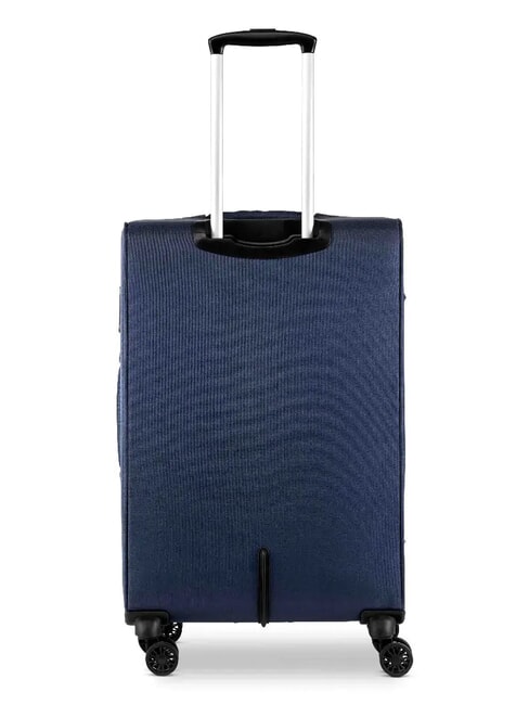 HEXA SOFT Medium Trolley, Expandable blu navy - Semi-rigid Trolley Cases