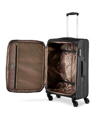 R RONCATO HEXA SOFT Medium Trolley, Expandable Black - Semi-rigid Trolley Cases - 2