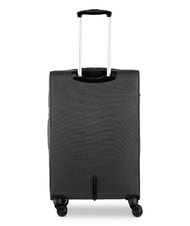R RONCATO HEXA SOFT Medium Trolley, Expandable Black - Semi-rigid Trolley Cases - 5