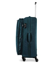 R RONCATO HEXA SOFT Large, expandable trolley green - Semi-rigid Trolley Cases - 4
