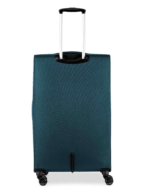 HEXA SOFT Large, expandable trolley green - Semi-rigid Trolley Cases