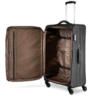 R RONCATO HEXA SOFT Large, expandable trolley Black - Semi-rigid Trolley Cases - 2