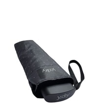 YDRY FAIR Manual umbrella, flat handle dark black polka dots - Umbrellas - 3