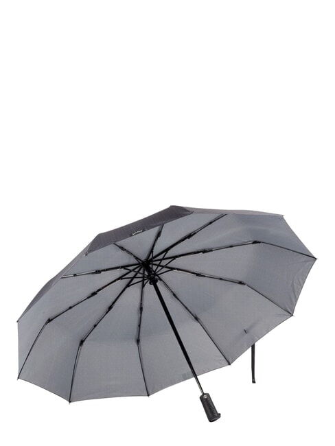 DANDY Automatic folding umbrella dark black polka dots - Umbrellas