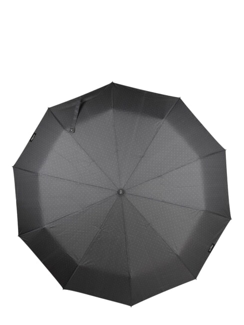 DANDY Automatic folding umbrella dark black polka dots - Umbrellas