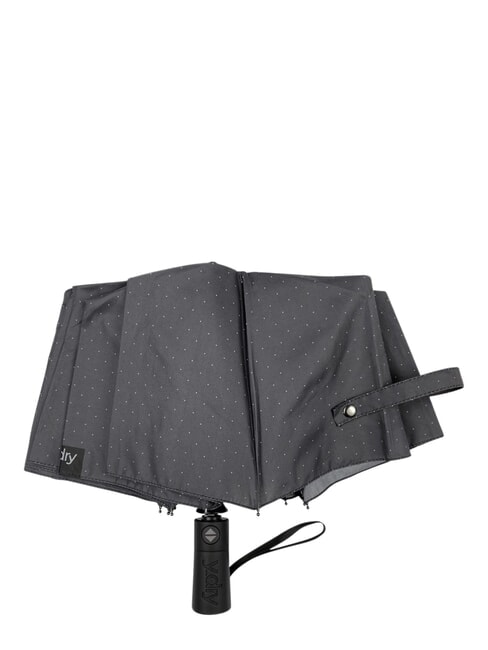DANDY Automatic folding umbrella dark black polka dots - Umbrellas