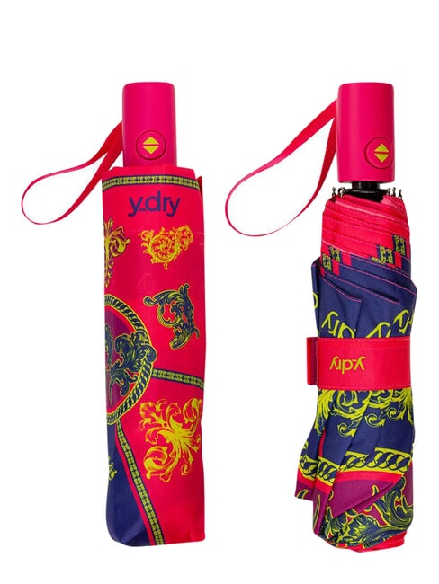 DECO Automatic folding umbrella fuchsia - Umbrellas