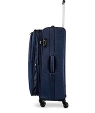 R RONCATO HEXA SOFT Large, expandable trolley blu navy - Semi-rigid Trolley Cases - 4