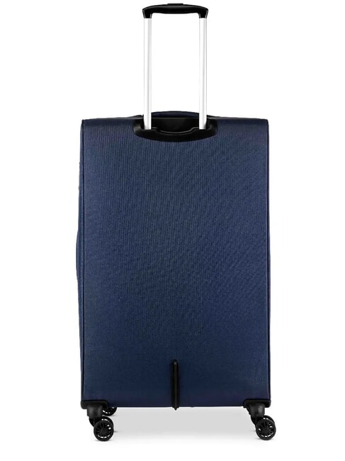HEXA SOFT Large, expandable trolley blu navy - Semi-rigid Trolley Cases