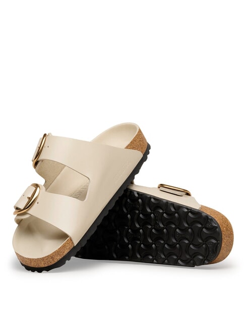 ARIZONA BIG BUCKLE  Leather sandals shine oyster - Women&rsquo;s shoes