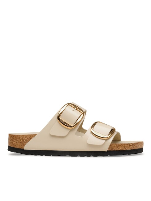 ARIZONA BIG BUCKLE  Leather sandals shine oyster - Women&rsquo;s shoes