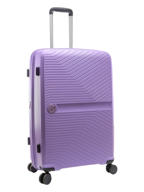 SLIDE Large, expandable trolley violet - Rigid Trolley Cases