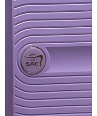 LESAC SLIDE Large, expandable trolley violet - Rigid Trolley Cases - 6