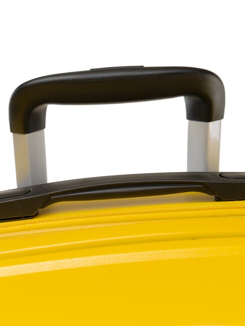 SLIDE Large, expandable trolley light yellow - Rigid Trolley Cases