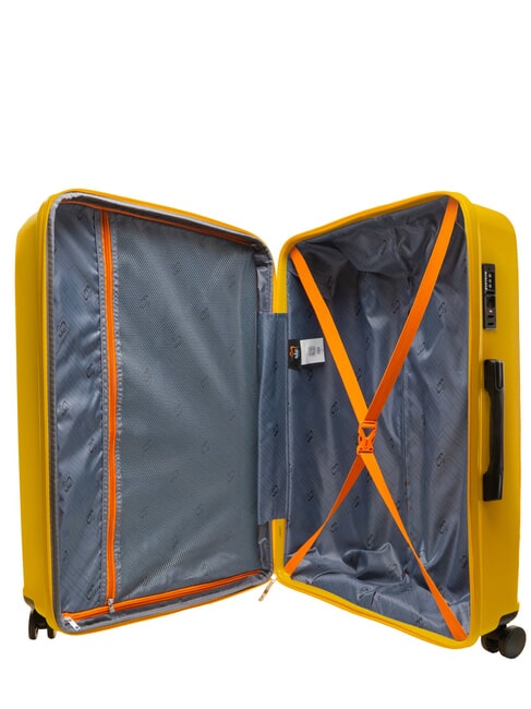 SLIDE Medium Trolley, Expandable light yellow - Rigid Trolley Cases