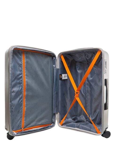 SLIDE Medium Trolley, Expandable light gray - Rigid Trolley Cases