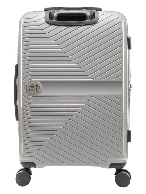 SLIDE Medium Trolley, Expandable light gray - Rigid Trolley Cases