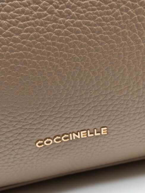 MARINA Leather Shopping Bag warm taupe - Women&rsquo;s Bags