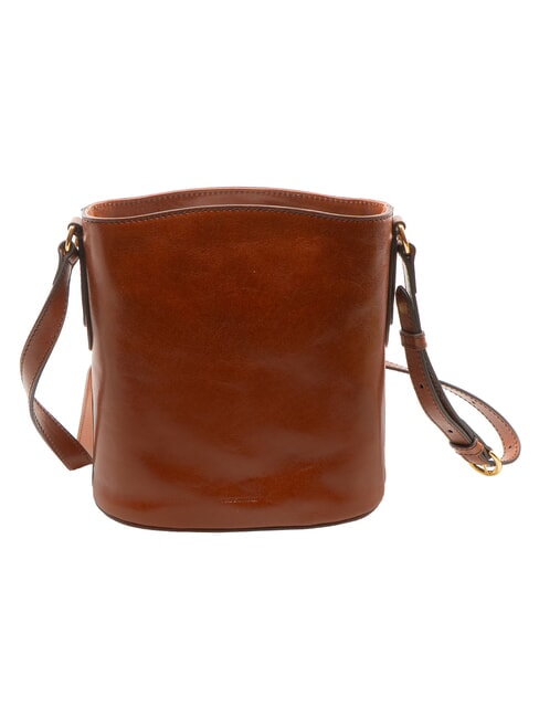 CECILIA Leather bucket bag BROWN - Women&rsquo;s Bags