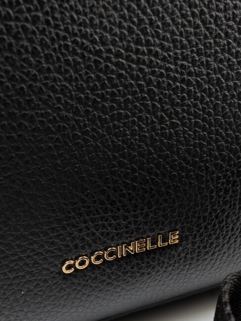 MARINA Leather Shopping Bag Black - Women&rsquo;s Bags