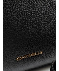 COCCINELLE MARINA Leather Shopping Bag Black - Women&rsquo;s Bags - 4