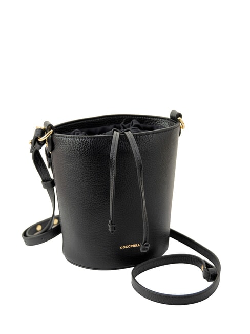 CHARLOTTE Mini Leather Bucket Bag Black - Women&rsquo;s Bags