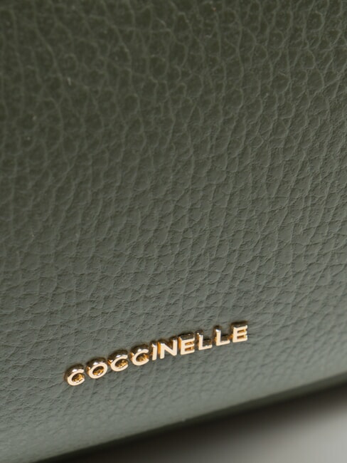 CHARLOTTE Leather backpack seaweed - Women&rsquo;s Bags