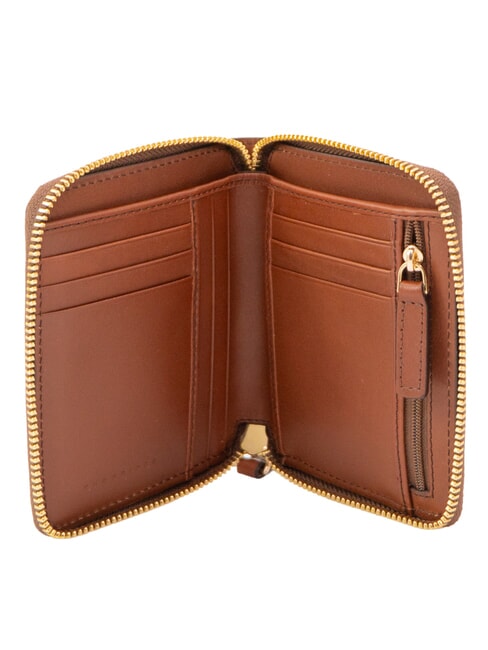 CECILIA Small Zip Around Wallet BROWN - Women&rsquo;s Wallets