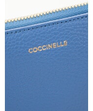 COCCINELLE LORINE Leather clutch bag blue - Women&rsquo;s Bags - 3