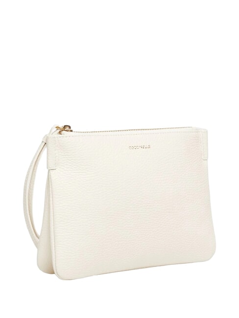 LORINE Leather clutch bag white - Women&rsquo;s Bags