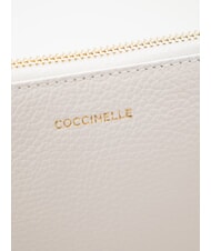 COCCINELLE LORINE Leather clutch bag white - Women&rsquo;s Bags - 3
